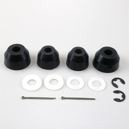 2 Inner & 2 Outer Tie Rod Poly Boots w/ Hardware for Kubota BX1850, 60, 70, 80