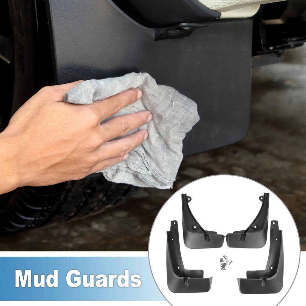 Front and Rear Side Mud Flaps Splash Guards for Chevrolet Trax (2019–2020)