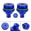 2X Fork Bolt Preload Adjuster Cap Screw Blue for Yamaha MT-03 (2019–2023)