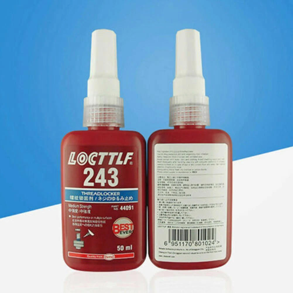 1 Bottle 243 Medium Strength Threadlocker Adhesive Glue