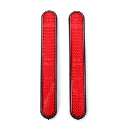 2X Red Front Fork Leg Reflectors for Harley Sportster 883 1200 (X48 A1)