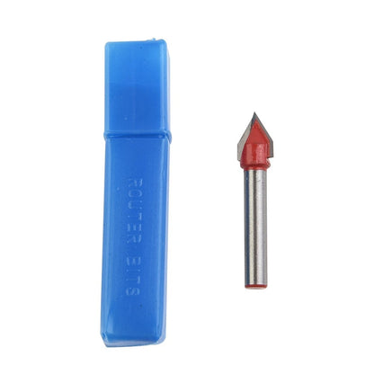 V Groove Bit CNC Router 3D Engraving Carving Woodworking Cutter Tool