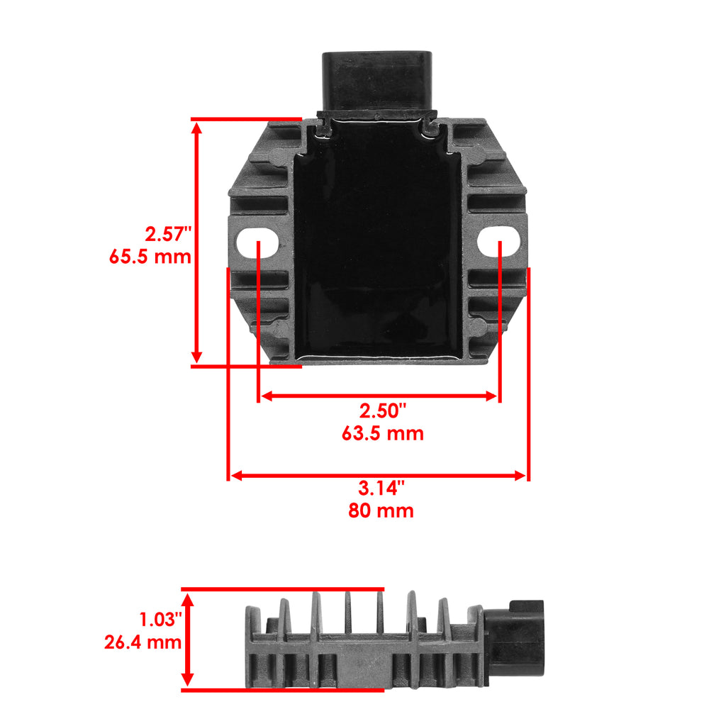 Regulator Rectifier Replacement for Yamaha Kodiak 400 450 (2000–2006)