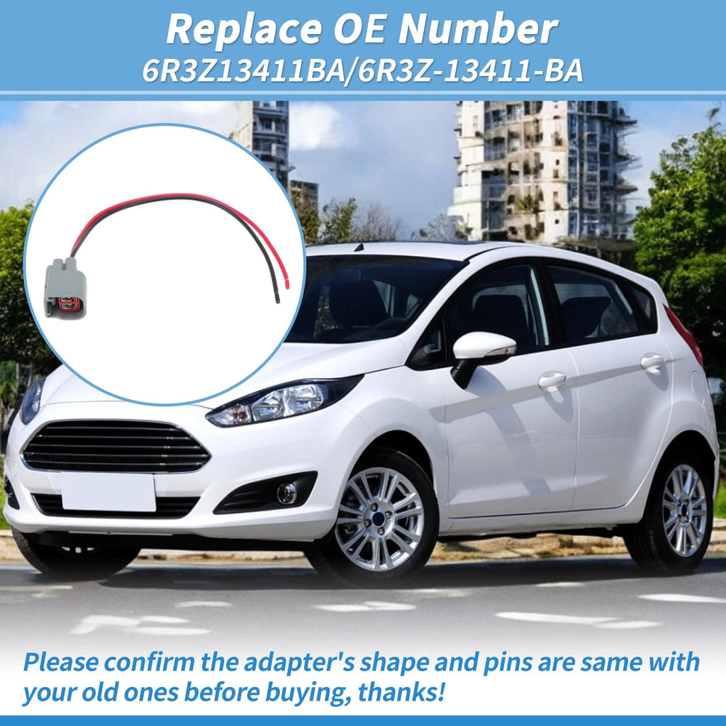 Side Marker Light Bulb Socket Pigtail Wiring Set for Ford Fiesta (2011–2019)