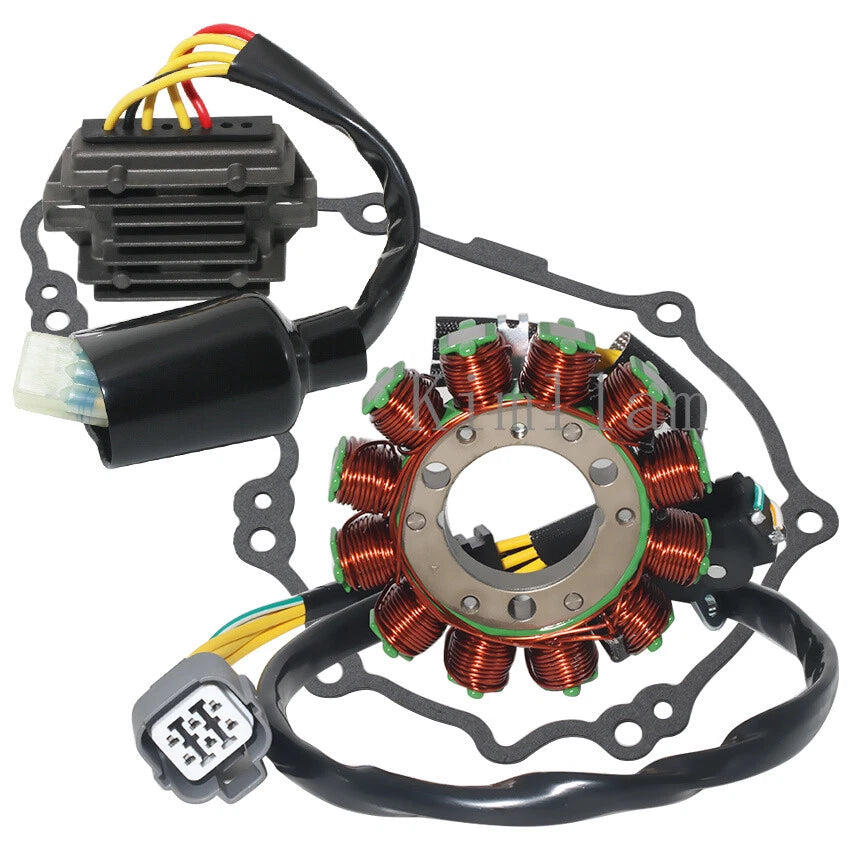 Stator Coil + Regulator Rectifier + Gasket for Kawasaki KX450F (2016–2018) 21003-0168
