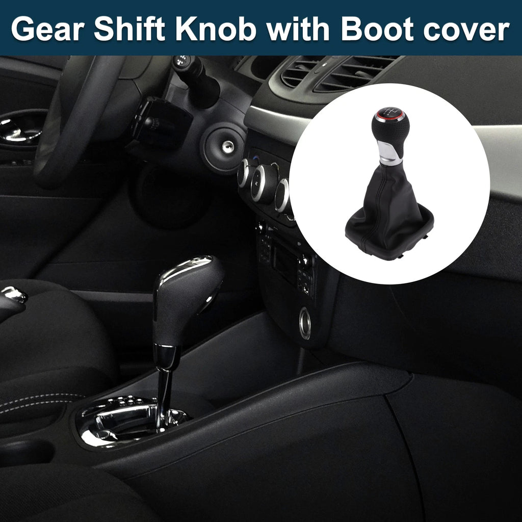 Gear Shift Knob with Boot Dust Cover for Audi A3 S3 8P (2004–2012)