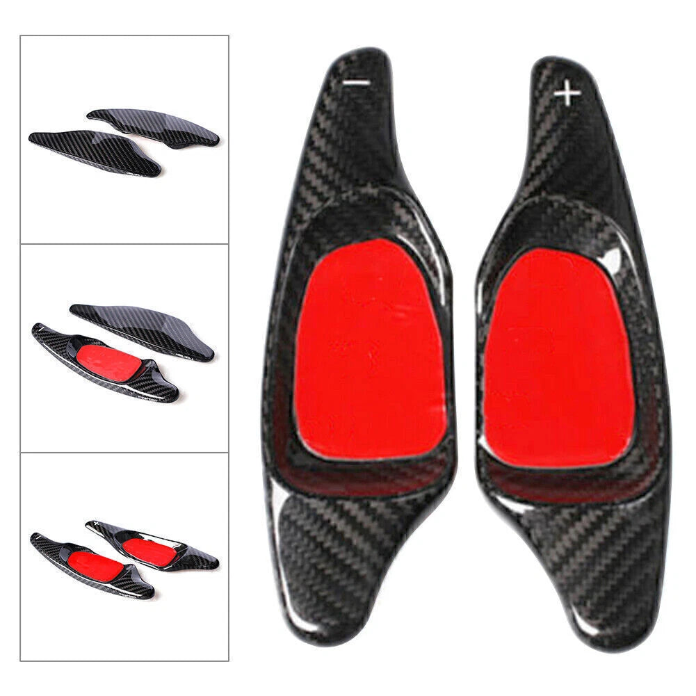 Steering Wheel Shift Paddle Extensions for Audi S3 S5 A5 S6 SQ5 RS7 (Carbon Fiber)