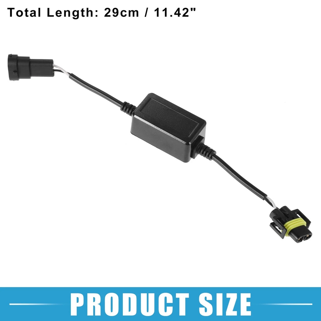 Set of 2 LED Car Headlight Canbus Decoder H11 Anti Flicker Resistor