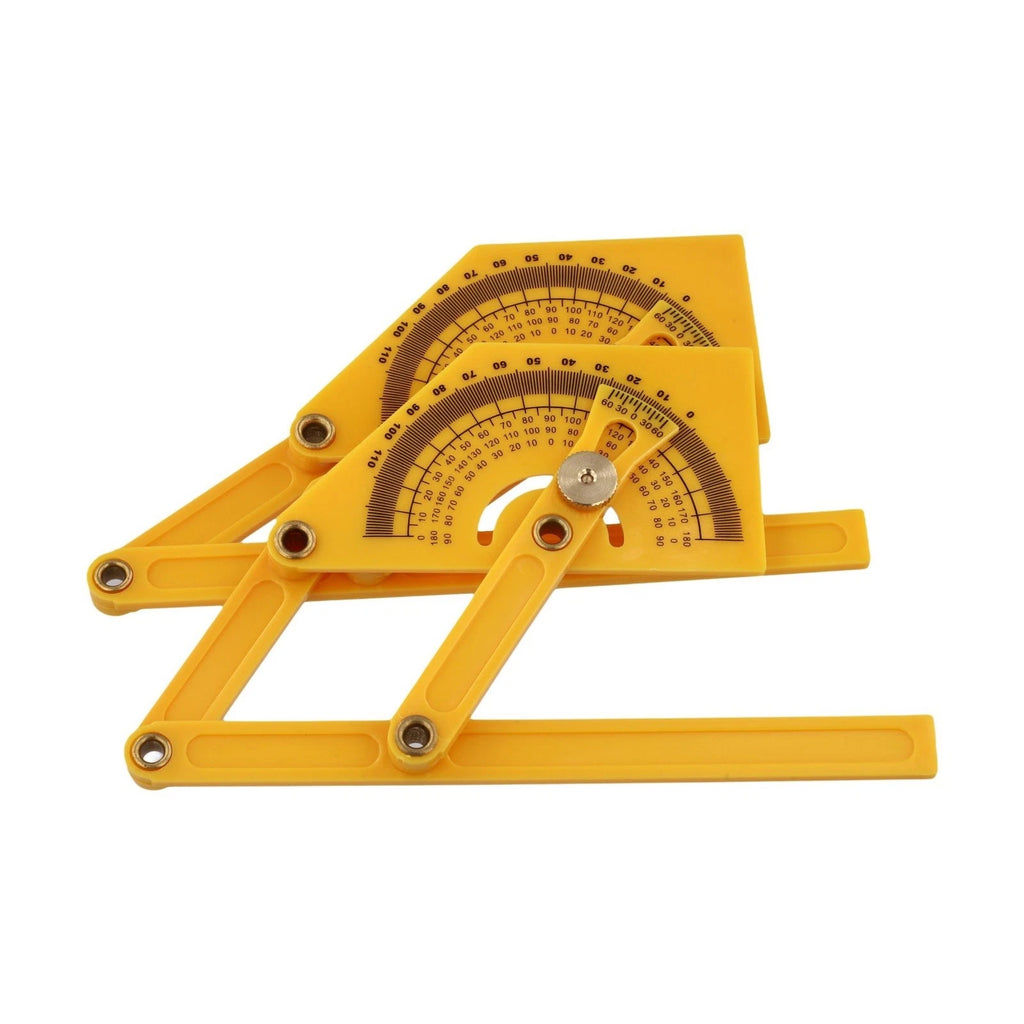 Adjustable Protractors Set of 2 for Precision Angle Measurement