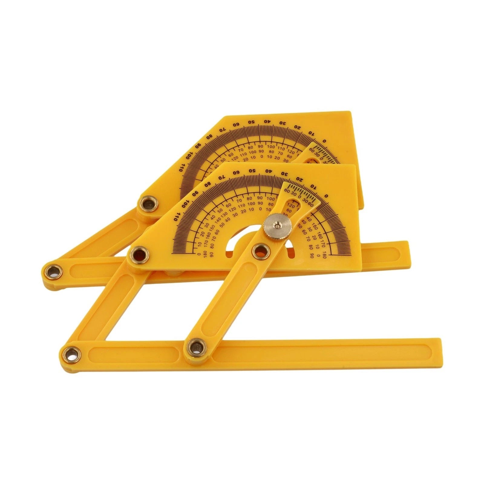 Adjustable Protractors Set of 2 for Precision Angle Measurement