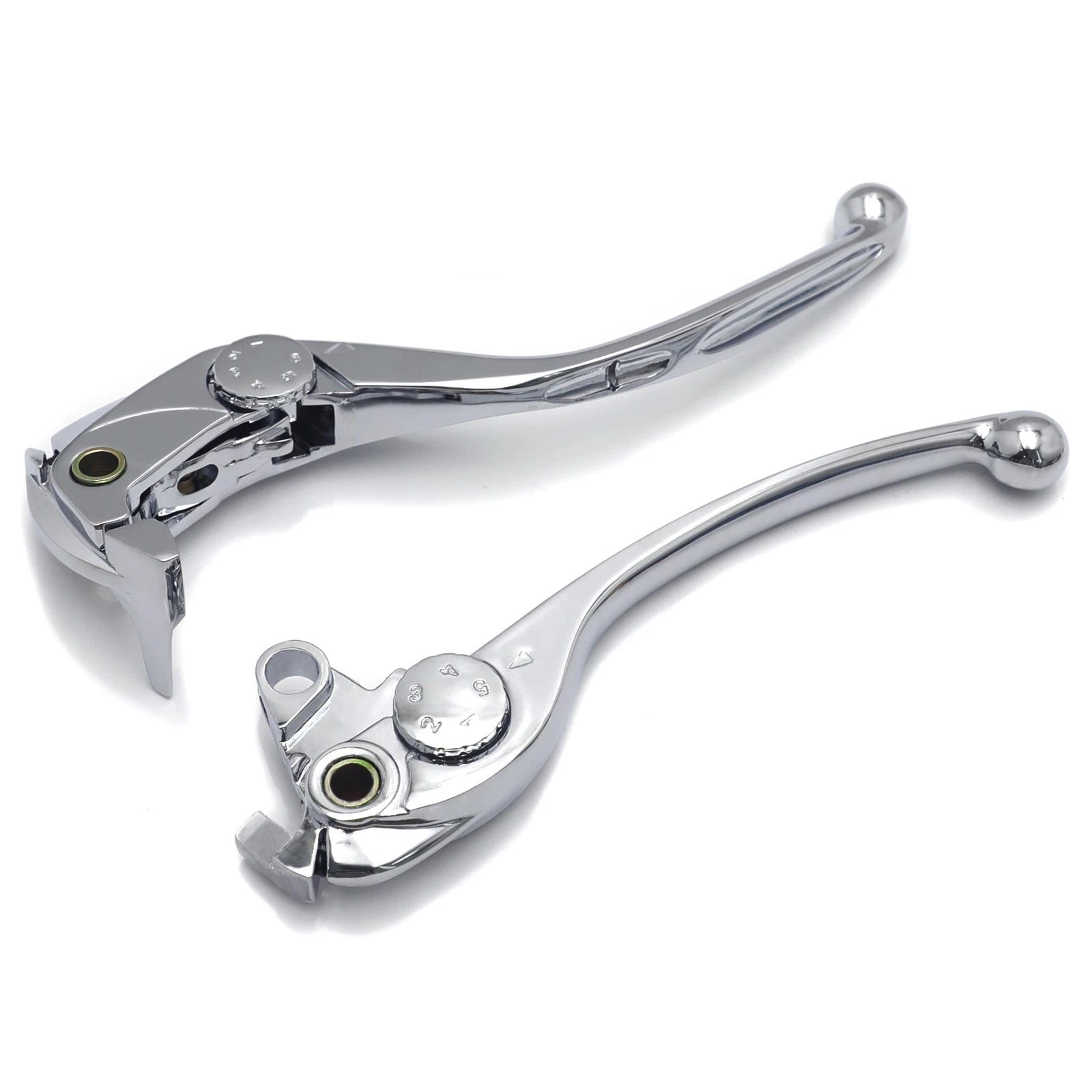 Chrome Clutch Brake Hand Levers for Honda CBR 1000RR (2004–2007)