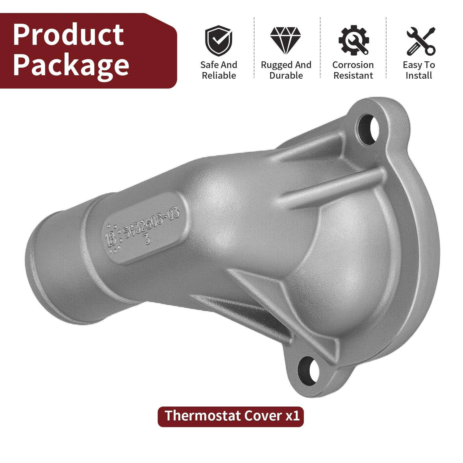 Thermostat Housing for Polaris ACE 900 (2016–2019) Pro XD Full-Size Gas (2022–2026)