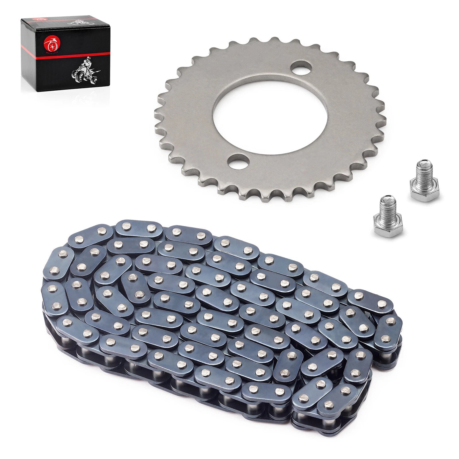 Cam Timing Chain with Sprocket for SL125 TL125 XL125 XL185S TRX200 XL200R XR200 XR200R (1970–1999)