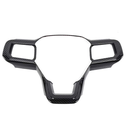 Carbon Fiber Interior Steering Wheel Trim Cover for Ford Mustang 24+ Accessories