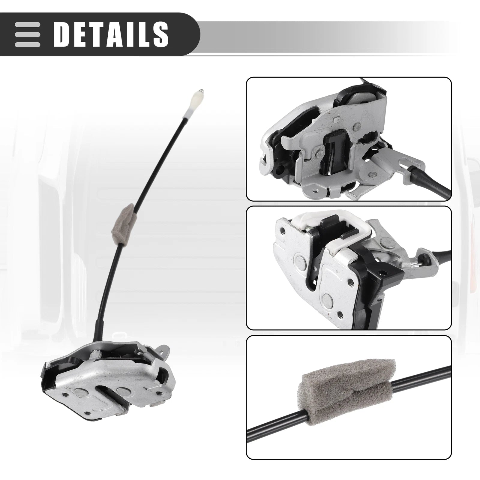 Rear Door Latch Assembly for Ford E150 E250 E350 Econoline Van (No. 8C2Z15431A0)