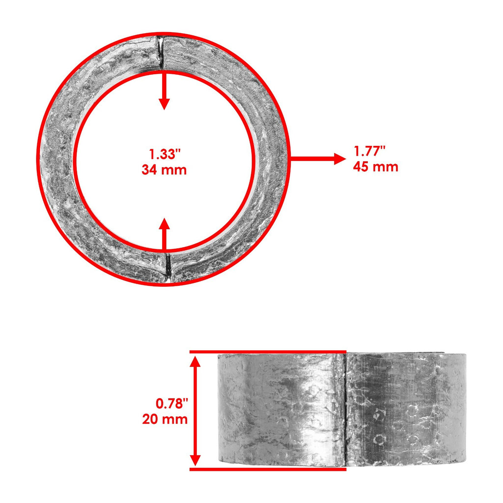 Exhaust Pipe Gasket Replacement for Yamaha V Star 1100 XVS1100 (1999–2009)