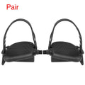 Bicycle Pedals Platform 9/16 with Strap Belts for Road Bike (Fits Most)