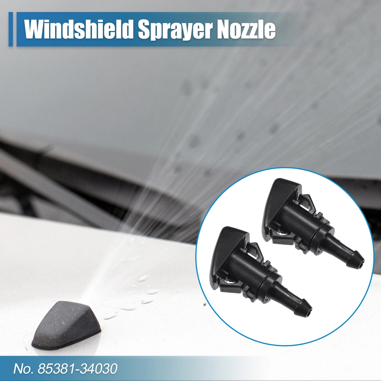 Windshield Washer Nozzles Replacement for Toyota (2005–2015)