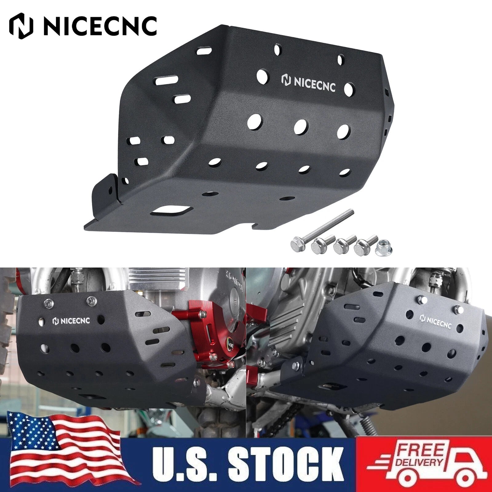 Skid Plate Protector for Honda XR650L (1993–2025) NICECNC