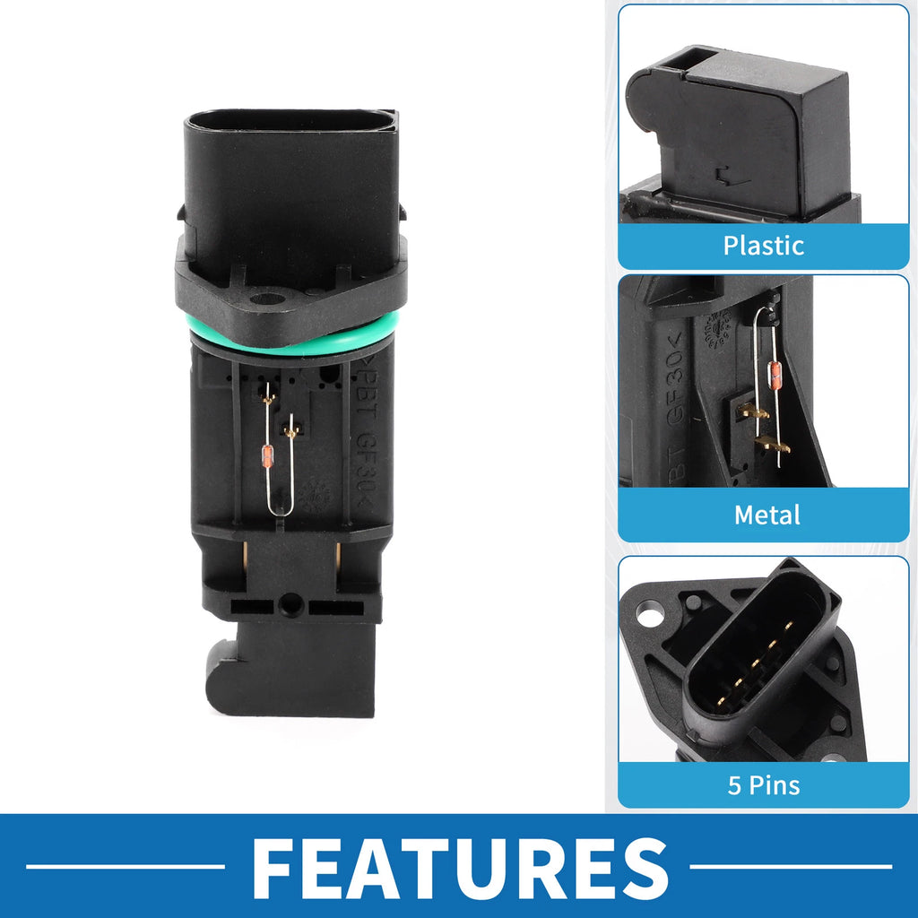 MAF Mass Air Flow Sensor for BMW E46 E39 E38 (1998–2006) No.13627787076