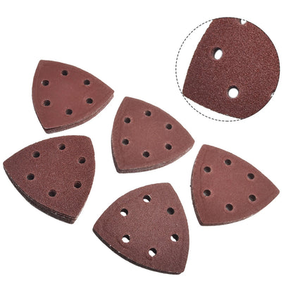 Triangle Sandpaper Sheets for Automotive Use (90mm x 90mm)