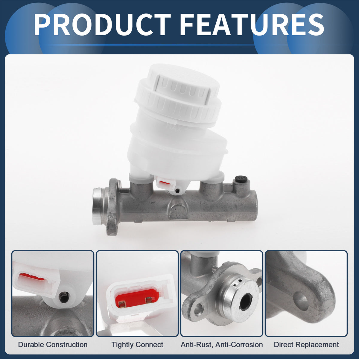 Brake Master Cylinder With Reservoir Replacement for Mitsubishi L200 (2008–2013)