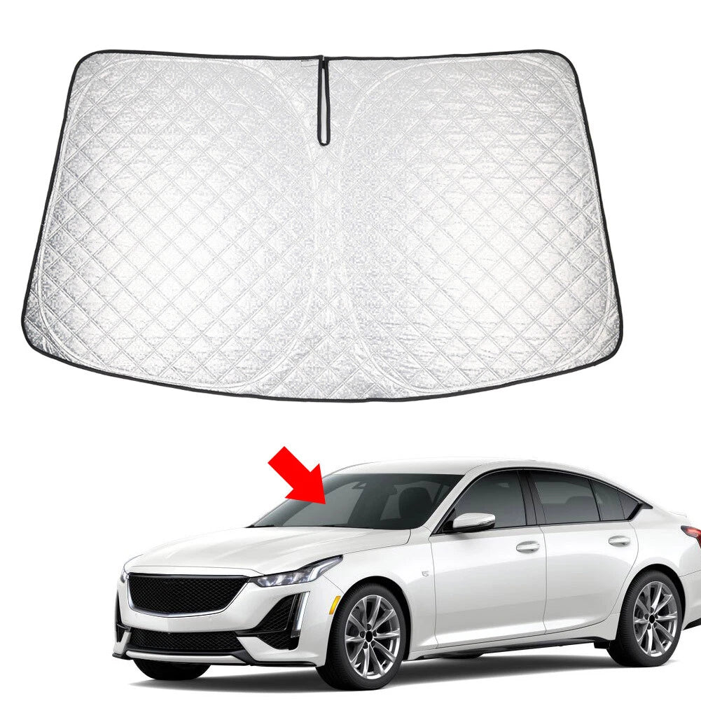 Foldable Windshield Sun Shade for Cadillac CT5 (2020–2025)