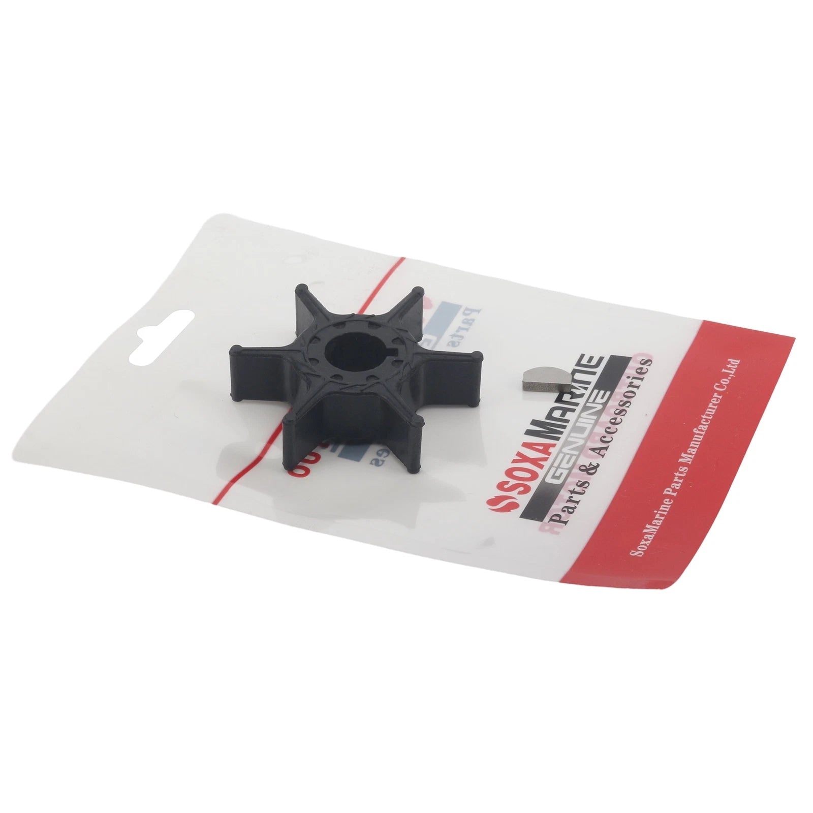 Water Pump Impeller & Key for Yamaha 8HP 9.9HP 15HP 20HP (63V-44352-01)