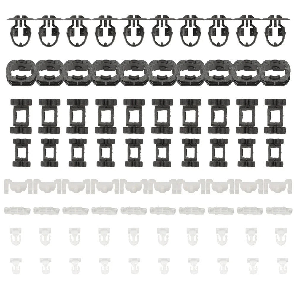80 Pieces Side Skirts Mounting Clips for Mercedes CLK C208 A208 (1997–2002)