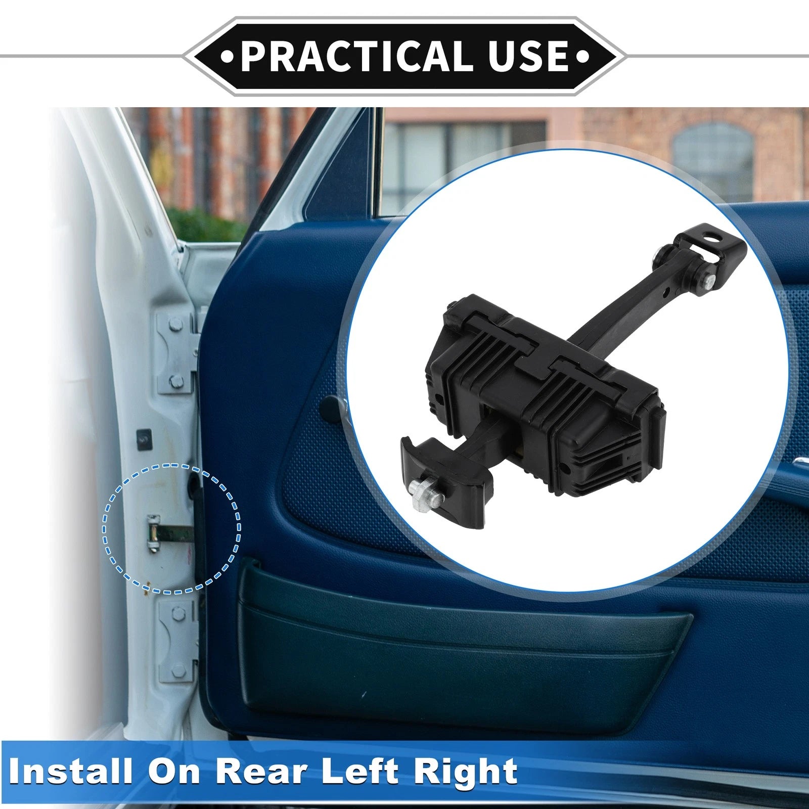 Rear Left Door Check Strap Stopper Limiter Replacement for BMW 5 Series (2007–2017)