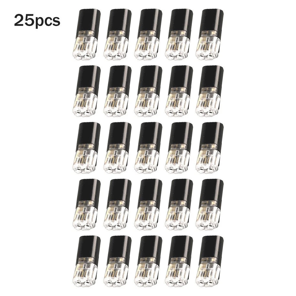 25 Pack Waterproof Dtype Cable Connectors for Vehicle Electrical Systems