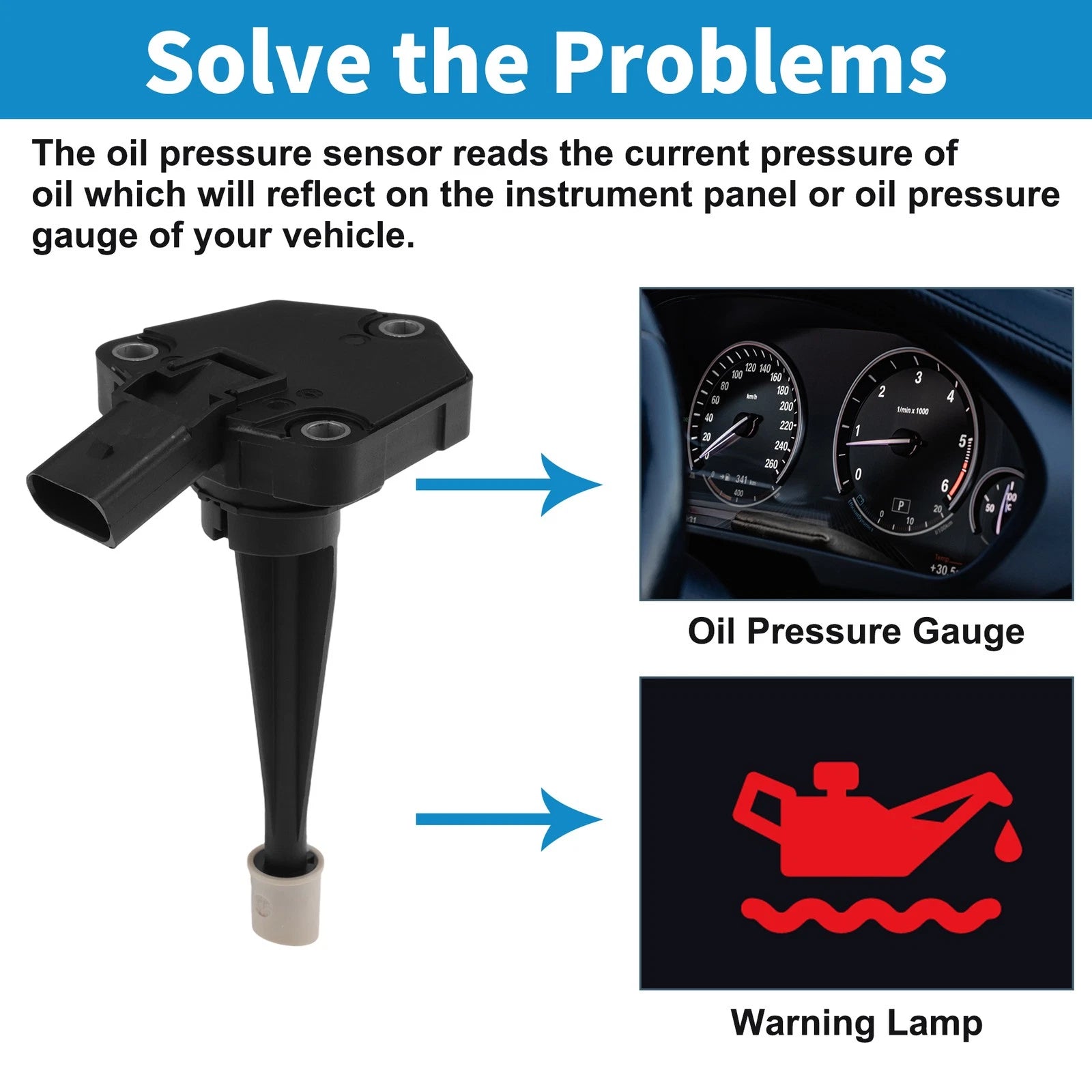 Engine Oil Pressure Sensor Replacement for Volkswagen Touareg (2011–2017)
