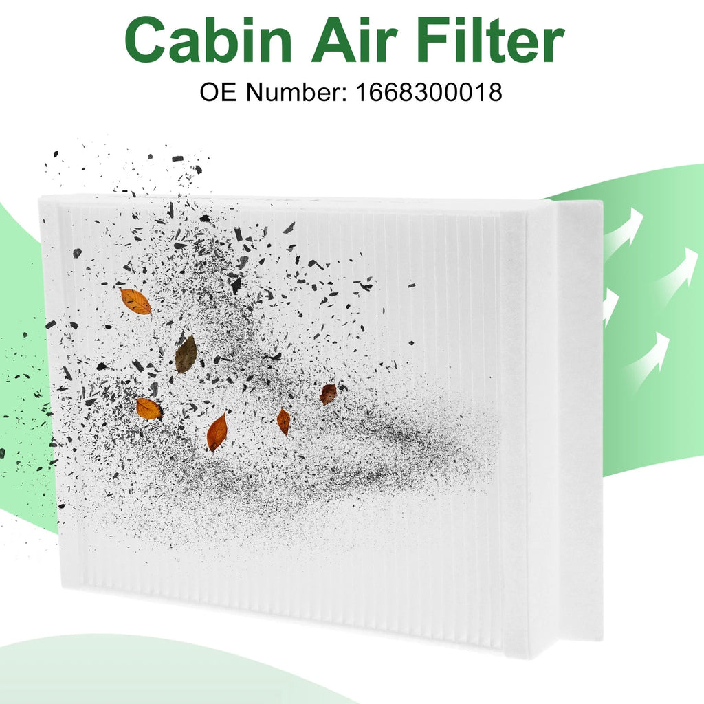 Cabin Air Filter Replacement for Mercedes-Benz C-Class W205 (2016–2018)