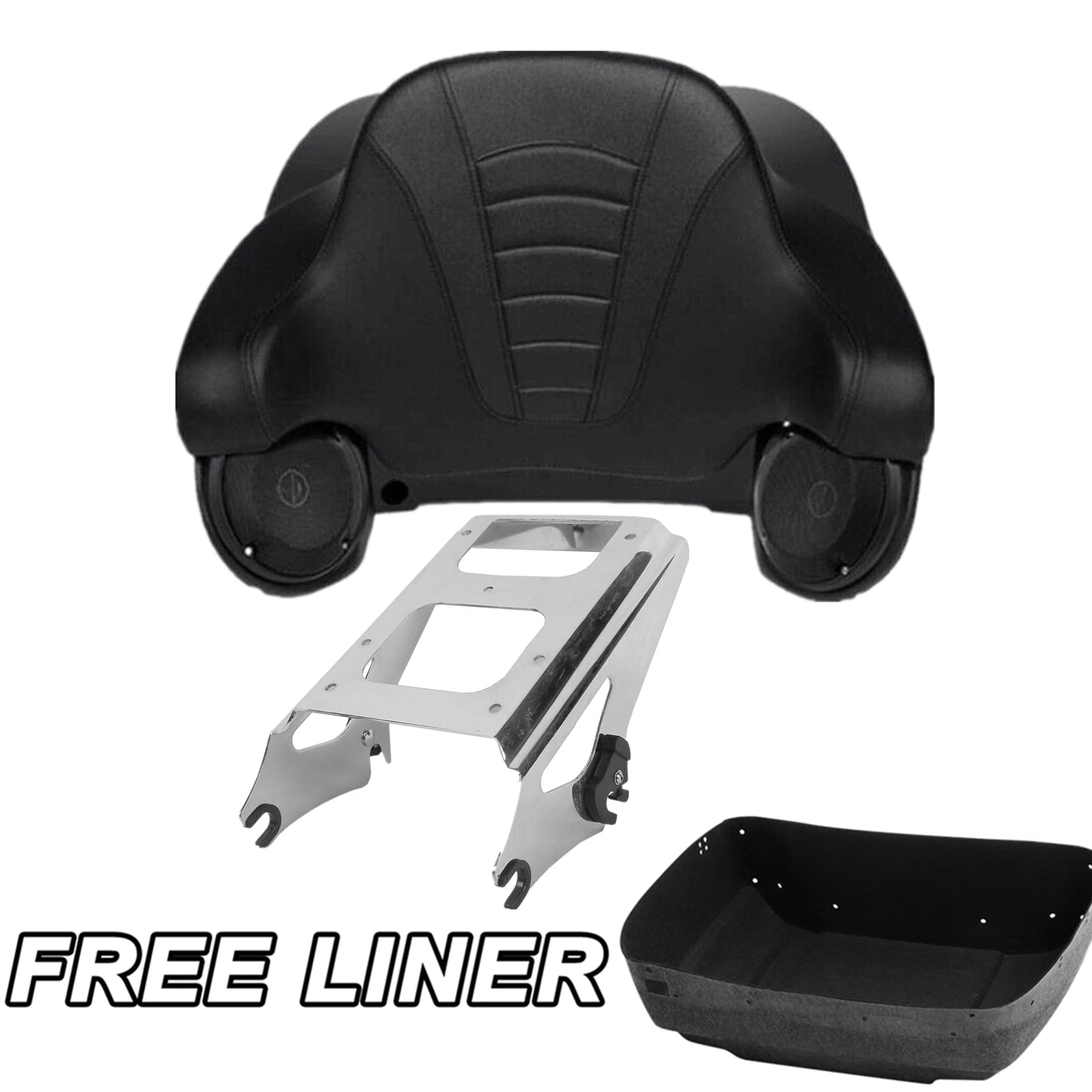 Trunk Pad Speaker Mount Rack for Harley Touring Electra Glide (2009–2013)