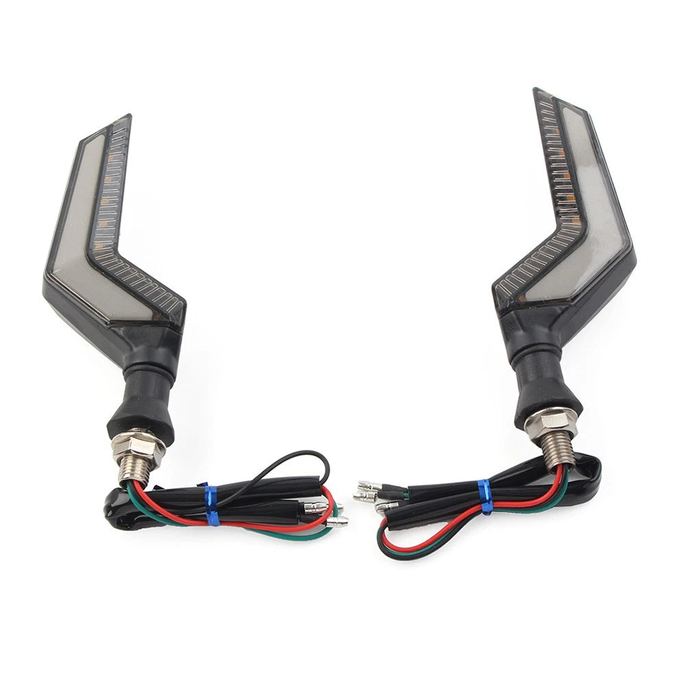 2X LED Indicator Lights for Honda Motorcycle (Amber DRL)