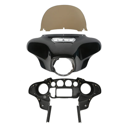Batwing Fairing Smoked 12.5" Windshield for Harley Electra Glide (2014–2024)