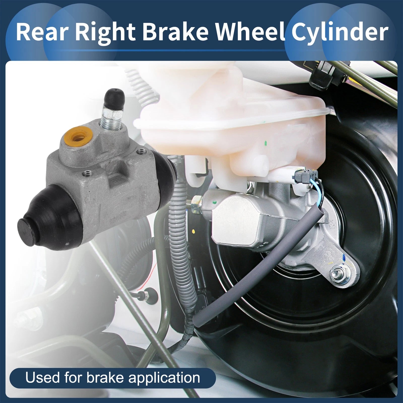 Brake Wheel Cylinder Rear Right Replacement for Hyundai Elantra (2001–2008)