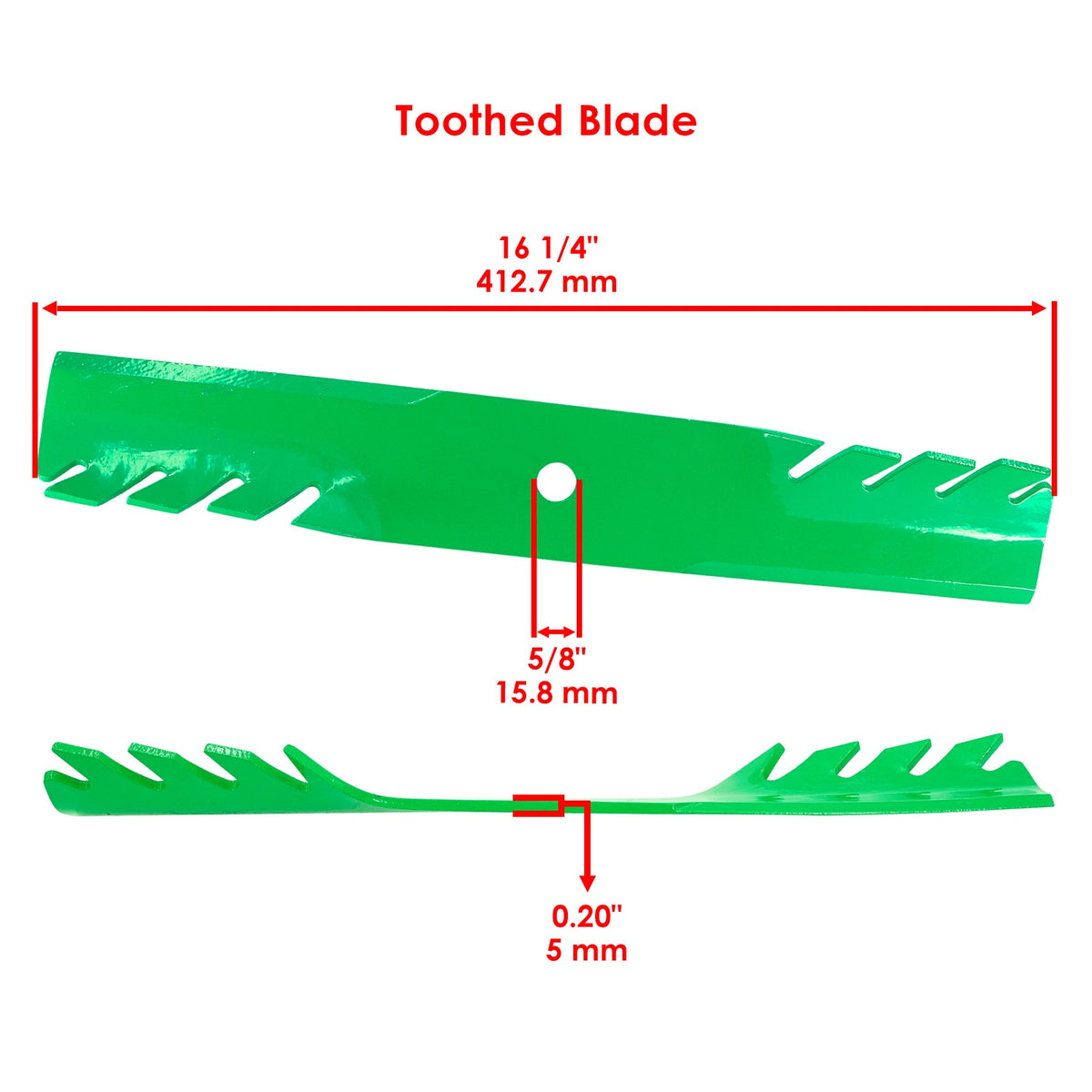 Deck Gator Toothed Blades 36 Inch Replacement for Bobcat ZS4000 WB700 (2010–2010)