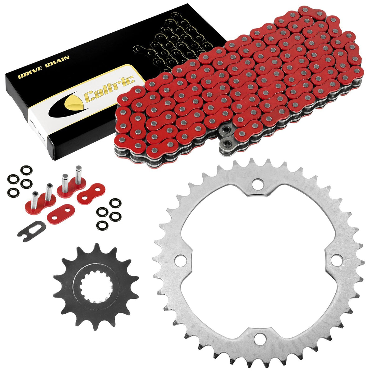 Drive Chain and Sprockets Kit Replacement for Yamaha Raptor 700 2006–2016