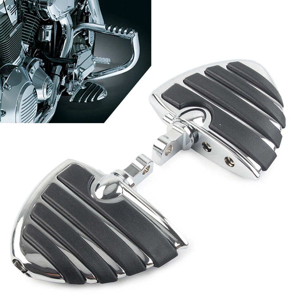 1 Pair Foot Pegs for Harley-Davidson (10mm)