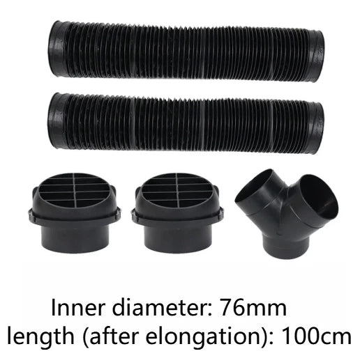 76mm T-Piece Duct for Heater Installations