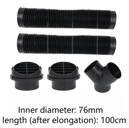 76mm T-Piece Duct for Heater Installations