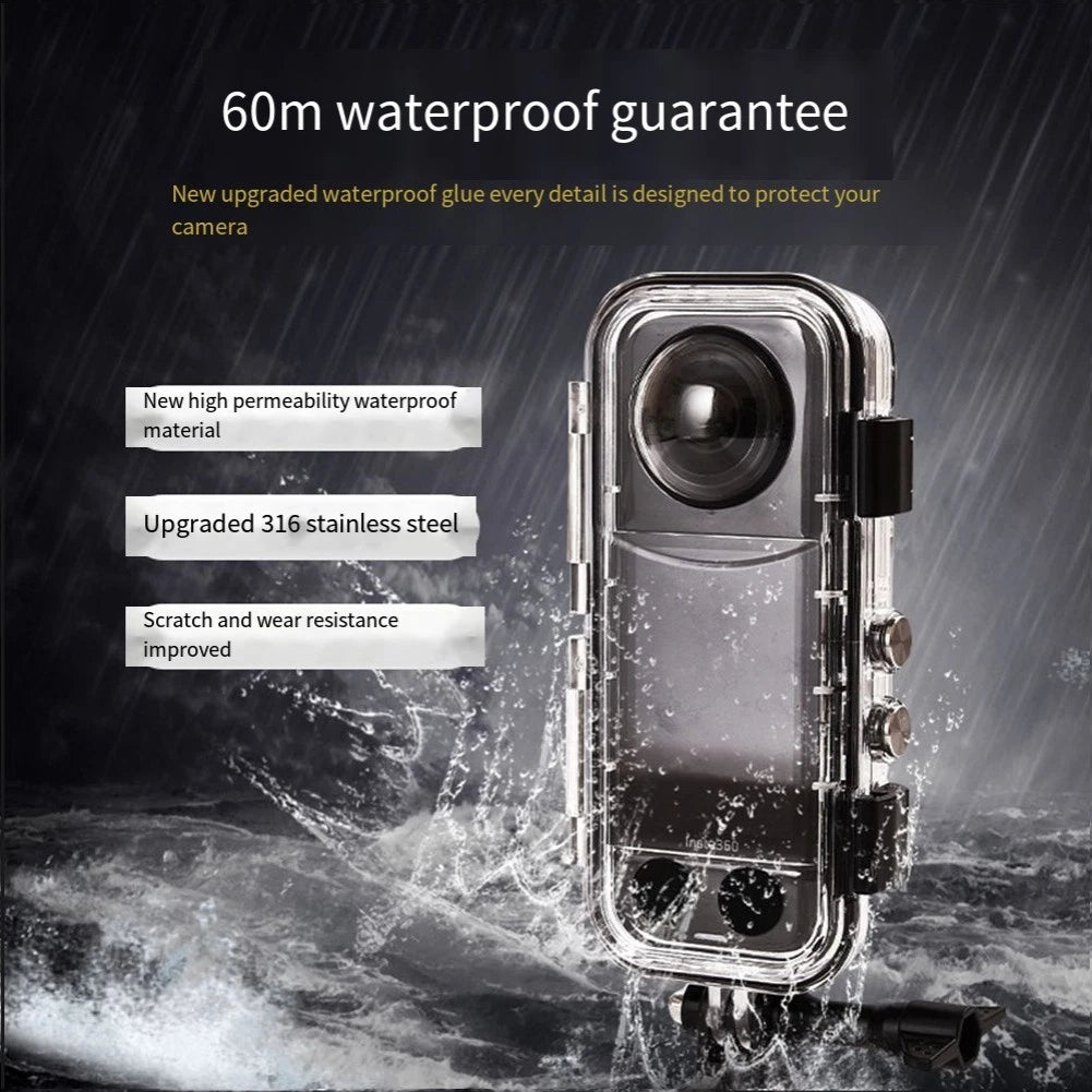 Transparent Diving Case for Insta 360 X4