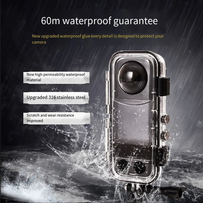 Transparent Diving Case for Insta 360 X4