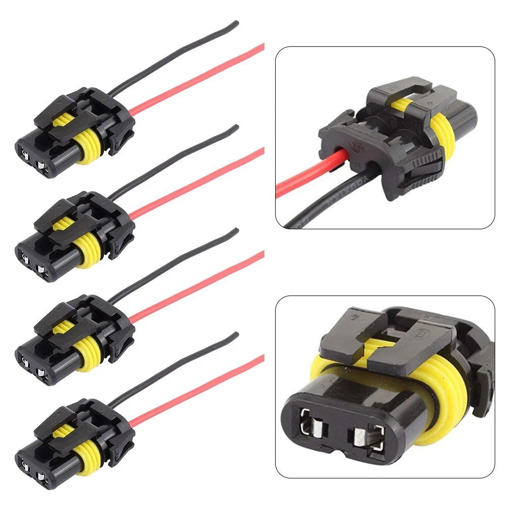 Headlight Fog Lights Connector Wire Harness Socket for