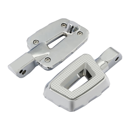 Chrome Footpegs for Harley Softail Fat Bob Low Rider Fat Boy (2018–2023)