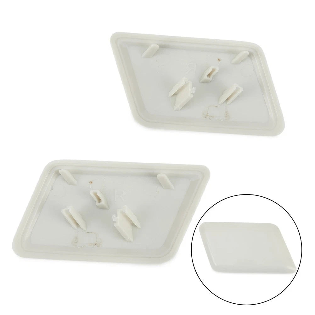 Pair of Headlight Washer Jet Cap Covers for Ford Mk3 (2000–2007)
