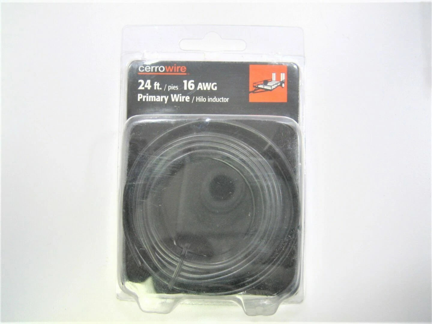 16 AWG Black Primary Wire for Marine Boat Trailer (Multi-Application, 24ft)