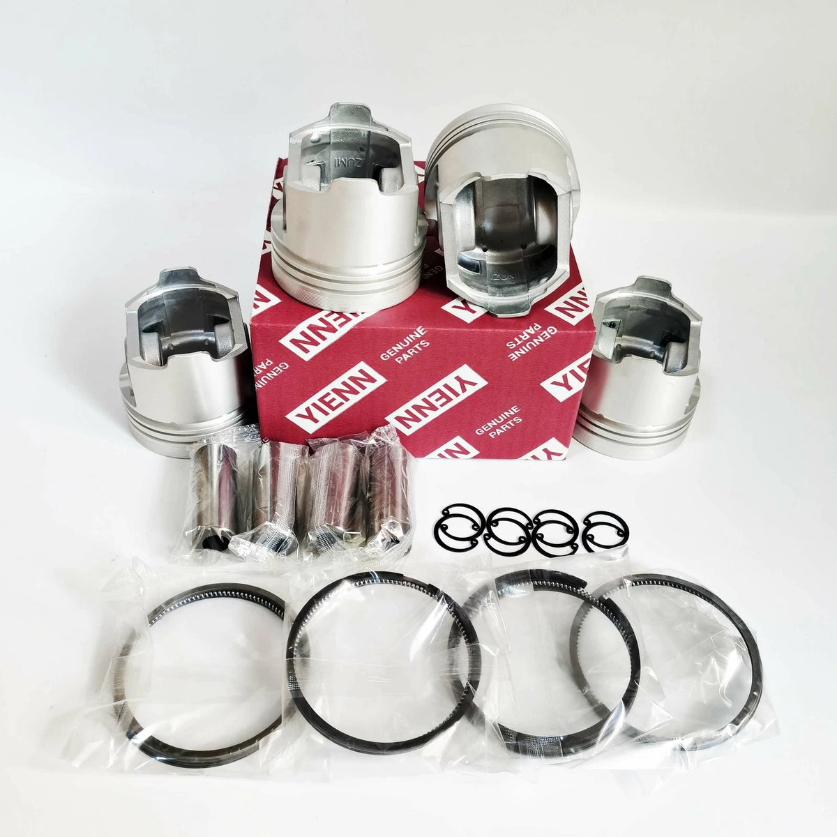 Piston Kit with Ring Set for Bobcat S550 S570 S590 T590 (2012–2023)