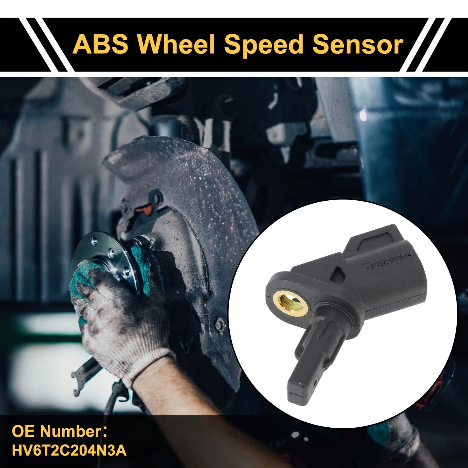 ABS Wheel Speed Sensor Front Left Replacement for Ford Escort (2015–2015)